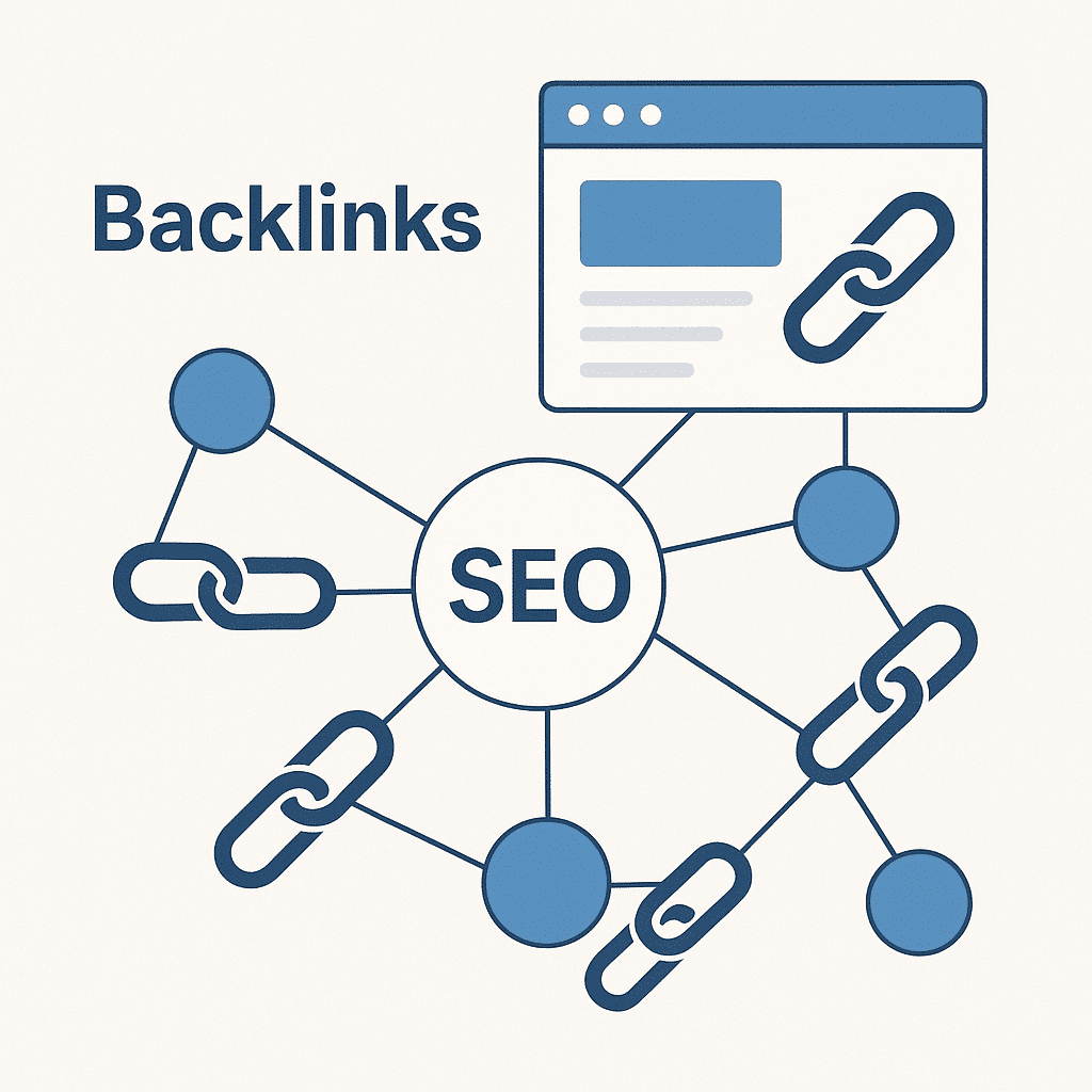 Graphique de backlinks pour améliorer le SEO.